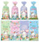 Koboko Ostern Cellophantüten, 50 Stück Ostern Plätzchentüten mit Twist Krawatten, Zellophantüten, Ostern Süßigkeiten Tüten, Ostern Geschenktüten für Bonbon, Plätzchen, Süßigkeiten, Nüsse
