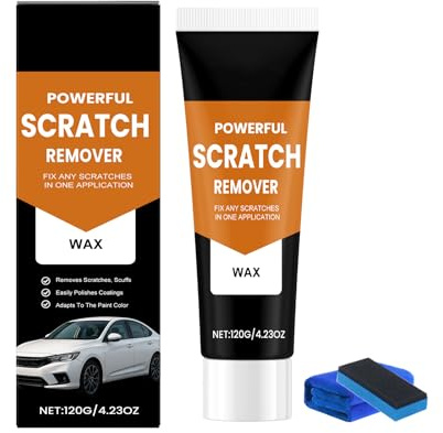Autokratzer-Entferner, Autokratzer-Reparaturset, geeignet für alle Fahrzeuge, inklusive Schwämmen und Tüchern (1Pcs)