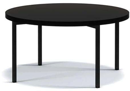 Couchtisch SIGMA C, Kaffeetisch, Beistelltisch, Tisch (Schwarz Matt)