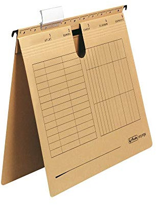 Herlitz 10843381 Hängehefter A4 Kraftkarton verpackt kfm. Heftung (75 er (herlitz), Hefter)