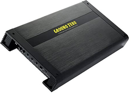 Amplificatore Ground Zero GZTA 4230X-B 4 canali 1000 watt con filtro per subwoofer Alta Potenza Classe AB