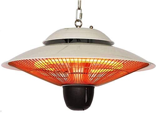 HKPLDE Stufa A Fungo Elettrico Lampada Riscaldante Appeso Resistente alle Intemperie Radiatore Infrarossi per Balcone Cortile Stile Soffitto Montato-1500W