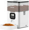 VOLUAS Cat Dry Food Dispenser with Timer, Automatic Cat Feeders with Desiccant Bag, Programmable Portion Size Control 4 Meals Per Day, 10s Voice Recorder
