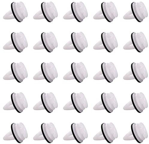 Jikekiroto 50 Pièces Clips Peugeot, Agrafe de Panneau Garniture, Clips de Porte de Voiture Fixation, Universal Retenue Vehicle Clips, Fixation de Carrosserie pour Auto Voitures Panneaux de Portes