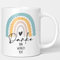 Tasse Personalisiert Danke Tasse Kaffeetasse bedrucken mit eigenem Text Personalisierte Geschenke - Tasse selbst gestalten - Geschenke für frauen - beidseitig bedruckt - Freundin Geschenk