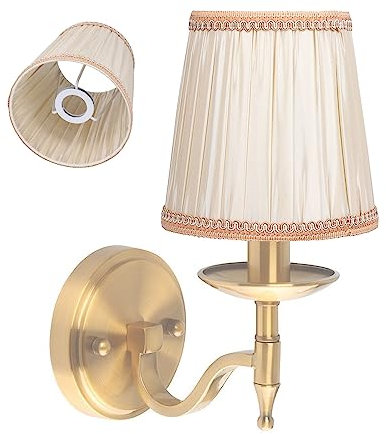 Abat Jour pour Lampes de Table Lampe, Rose E14 Petit Abat Jour à Clipser Abat Jour de Suspension Plissée pour Bougie Lampes de Table Lustre en Cristal