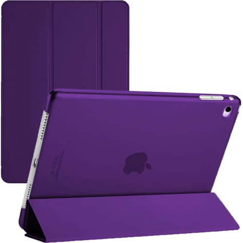 Schutzhülle für iPad 9.7 5./6. und iPad Air 1. / 2. Generation – Smart Magnetic Cover mit automatischer Wake/Sleep veröffentlicht in 2017/2018/2013/2014 (Lila)