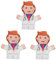 Toyvian 3st Handpuppe Kinder Fingerpuppe Fingerspielzeug Für Kinder Schönes Fingerspielzeug Arztpuppen Cartoon-marionetten Puppentheater Kinder Fingerpuppe Arzt Tier Eltern-kind Plüsch