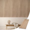 Acupanel - Real Oak (Natural, Grey Felt) Wood Veneer Contemporary Luxury Slatted Wall Panel 240 x 60 cm Sound Absorbing Interior Walls Decor