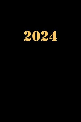 2024: Buchkalender 2024 a5 1 Woche 2 Seiten, Terminkalender mit Uhrzeiten 05 bis 00h Tag, 12 Monate von Januar bis Dezember, Wochenplaner 2024.