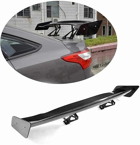 Auto-Heckspoiler Für VW All Sedan Polo Vento Beetle Golf MK4 Phaeton 2000-2018, Hebedach Heckspoiler Flügel Dekoration Mods-Zubehör Kohlefaser-Look