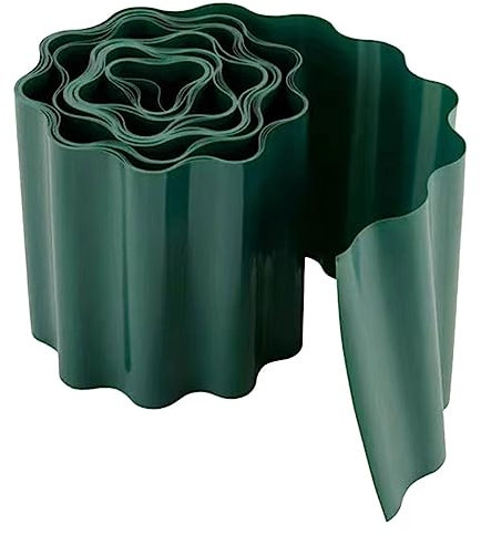 MILISTEN Gartenzaun Kunststoffzaun tatsächl wegda Rasenkante Landschaftsrand Kantenrasen Außendekoration Landschaftskantenrand Einfassungszaun Kunststoff schmücken Gartenbedarf