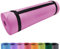 Deluxe Yogamatte Rutschfest und Gepolstert Tragegurt extra dick 15mm - Premium Gymnastikmatte mit Tragegriff für Zuhause und Draußen - auch als Isomatte oder Campingmatte 180 x 60,5 cm (Rosa)