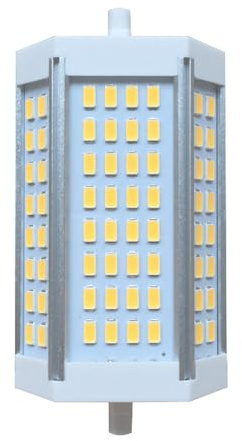 R7S 118mm LED Lampen 30W Dimmbar, Doppelendige J Typ, 3000K Warmweiß | Flutlichter, 200W Halogenstab T3 äquivalent, 3000 lm, Leuchtmittel Stablampe, Wände Sicherheit Böden Glühbirnen