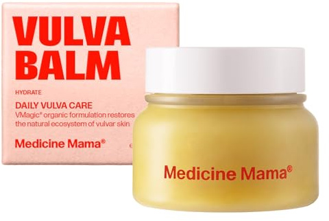 VMAGIC by Medicine Mama Organic Vulva Balm – Intimate Skin Care, Menopause Support – Relieves Feminine Dryness, Itching & Irritation – Hormone Free, Vaginal Moisturizer for Women – 2 oz