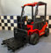 Indalchess TORILLO - Carrello elevatore elettrico 12 V, rosso, EVA, pelle, 2,4 ghz RC, bambini da 1 a 6 anni