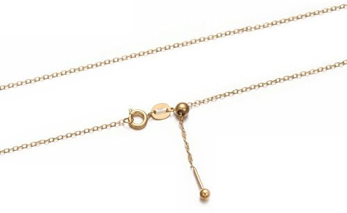 Aleasha Ankerkette Gold Damen Edelstahl 1mm Kette 46cm Verfügbar Halskette