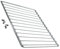 SOS - Rejilla de horno universal extensible + 4 tornillos de 370 a 650 mm x 320 mm para horno, estufa