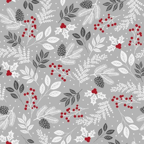 Wachstuchtischdecke Wachstuch in 1,4m Br. glatt Verschiedene Designs PVC Tischdecke Garten Küche Länge wählbar (Winterstimmung, 140cm x 180cm)