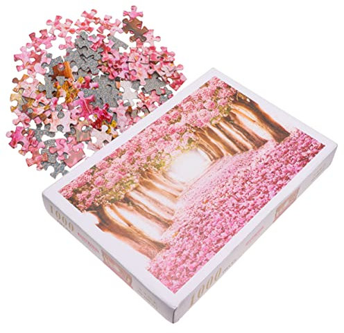 MUSISALY 1000 Teile Puzzle Kirschblüten Ölgemälde Für Erwachsene Zum Entspannen Und Dekorieren