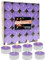 Lot de 50 bougies chauffe-plat violettes - Durée de combustion de 4 heures - Petites bougies - Sans parfum et sans fumée - Sans substances nocives - Pour spa, fête, mariage, table à manger, détente,