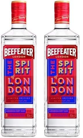 BEEFEATER London Dry Gin Edition Limitée 2023-40%, bouteille 70cl (Lot de 2)