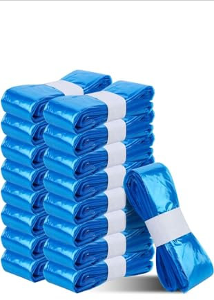 16 Pack, 6.5m long, Nappy Bin Refills, locksmell, Nappy Bags, Diaper Bin Pail Disposal Bags, Compatible with Angelcare and Spross Diaper, Twist & Click and all others