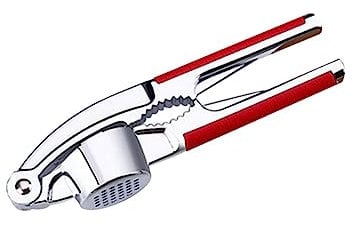 MAGICLULU Knoblauchpresse Aus Edelstahl Mit Ingwerpresse-funktion Zerkleinerer Für Hackfleisch Spülmaschinengeeignet Rot