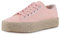VAN HILL Damen Plateau Sneaker Plateau Bast Trendy Schuhe 217300 Lachs 39