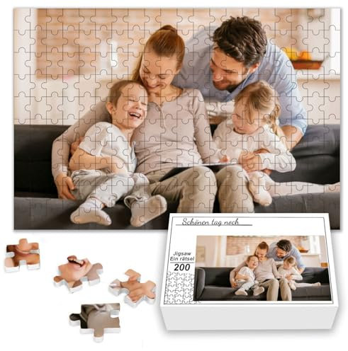 Personalisiertes Puzzle 35/70/120/200/300/500/1000/1500/3000 Puzzle Personalisiert Foto(dimensioni da 15x10cm a 122x81cm)