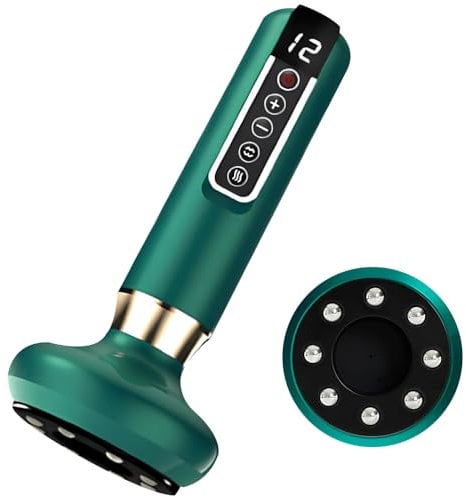 SGZIOO Massaggiatore Anti Cellulite, Massaggiatore Anticellulite Aspirante, Regolabile a 12 Livelli Infrarossi Massaggiatore Vacuum Anticellulite, Ventosa Elettrica Anticellulite per Gambe,Addome