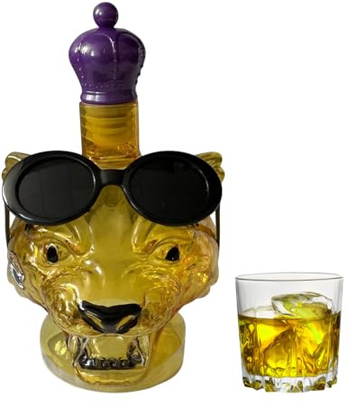 Weinflaschen, Glas-Likör-Dekanter für Wein, Whiskey, Alkoholspender für Brandy, Tequila, Wodka, Bourbon, Wohnzimmer, Regal, Männer, Party, Barkeeper, Getränke, Restaurant