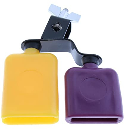 Mehrfarbiges Cowbell-Schlagzeug-Set, Musik-Percussion-Zubehör