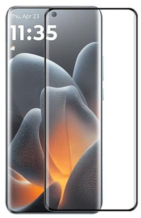 Wigento Curved Schutzglas für Motorola Edge 70 Fusion, 3D Full Cover Displayschutz Glas, HD klar, kratzfest, glatte Oberfläche, passgenau