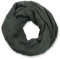 styleBREAKER Unisex Strick Loop Schal mit Patentmuster, Uni Feinstrick Schlauchschal, Winter Strickschal 01018152, Farbe:Oliv-Grün