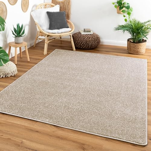 Steffensmeier Läufer Galerie Cambridge, Kurzflor Teppich, Flur, Diele, in Beige, Größe: 80x300 cm