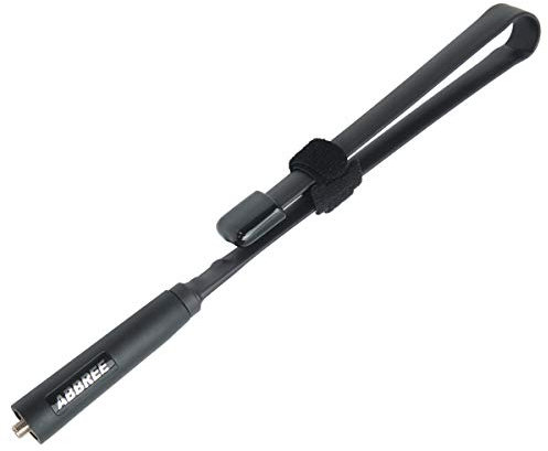 ABBREE Antena de radio SMA-hembra Jamón VHF/UHF 47,8 cm 144/430 MHz Antena táctica CS plegable de alta ganancia para Baofeng UV-5R BF-F8HP Pro 5RM K5PLUS GM21 AR-152 Quansheng K6 UVK5(8) Accesorios