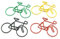 Fahrrad Form Büroklammern Metall Vintage Lesezeichen Datei Klammern für Office School Supplies Dekoration 4 STÜCKE