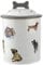 Portmeirion Home & Gifts WN4096-XL Dog Treat jar, Ceramic, Grey