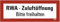 Aufkleber RWA Zuluftöffnung Rauchabzug selbstklebende Folie 297x105mm MBS-FIRE®