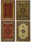 Teppich Kurzflor Wohnzimmer Hochwertig Traditionell Für alle Zimmer. (Burgund Anastasia Bcf, 160 cm x 220 cm)