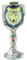 Calice medievale - Cane - Lupo - Stemma - Coppa - Acciaio inox - 3d - Calice Cavaliere - Resina - Gotico - Horror - Bevande - Idea regalo originale - Vichinga - Vino - Halloween - Medievale