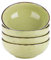 vancasso Navia Grass Green Cereal Bowl Ramen Bowl Set of 4-6.7 inch Soup Bowl/Pasta Bowl/Dessert Bowl/Fruit Bowl/Noodle Bowl/Large Serving Bowl, 800ml/28 oz. (17 * 17 * 6.5CM)