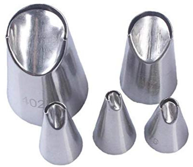 5pcs Portable Kitchen Gadgets Chrysanthemum Nozzle Baking Accessories Icing Piping Nozzles Pastry Tips Cake Decorating Tool