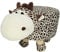 Süßer Tierhocker Sitzgelegenheit Hocker mit Stoffbezug in Tierform – Sitzgelegenheit in Tierform für Kinderzimmer, Spielzimmer, Flur – Hocker als Deko & Sitzmöbel – Tierhocker für Kinder (GIRAFFE)