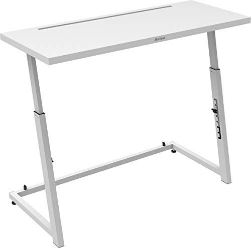 Antoc DJ-Stand DJS-40 - White - Portable DJ-Pult mit Platz für ein ganzes DJ-Setup