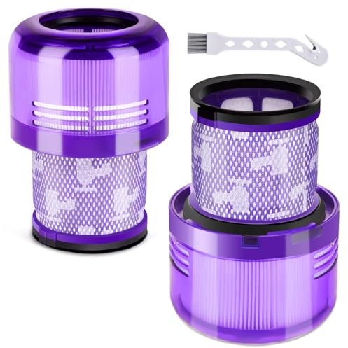Aryavos 2 unidades de filtro de repuesto para Dyson lavable unidad de filtro V11 V15 SV14 Cyclone Animal Absolute Total Limpieza, Reemplace # DY-970013-02 y 97001302
