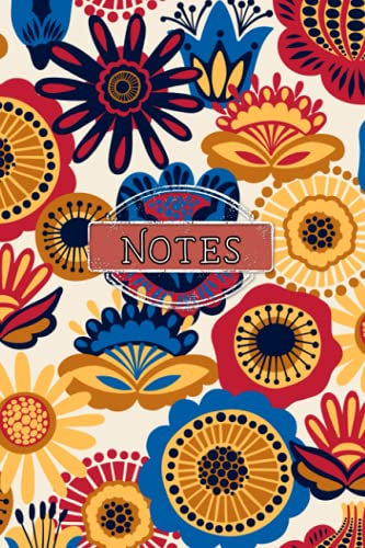 Vintage Floral #003 | 120 Page Blank Notebook, Journal (6x9) | 700 Fairfield