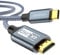 ARISKEEN USB C auf HDMI Kabel 4K,USB 3.1 Type C zu HDMI Kabel[Thunderbolt 3/4 Kompatibel] für MacBook Pro/Air,Galaxy S8 to S23,iPhone 15/Pro/Plus/Max,iPad Pro, iMac, Surface(4M)