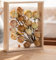 JOSON Bilderrahmen aus Holz, getrocknete Blumen, Präsentationsständer, dekorativer schwimmender Bilderrahmen (20,3 x 30,5 cm)